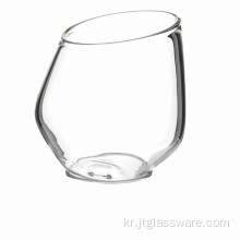 투명 파이렉스 유리 와인 컵